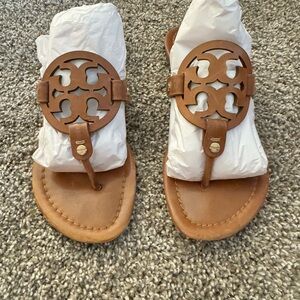 Tory Burch Miller Veg Leather Vintage Sandals